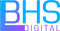 logo do site escrito bhs digital